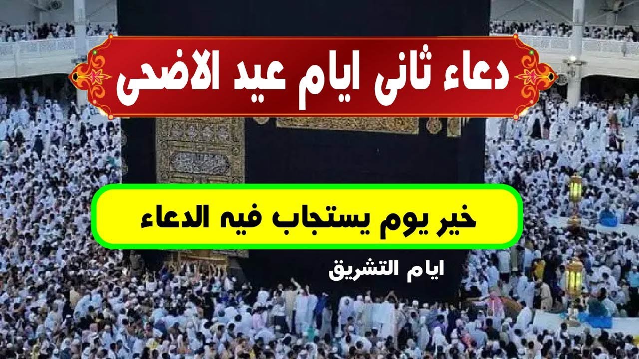 أفضل أدعية أيام التشريق المستجابة 1445.. دعاء مكتوب يمكنك ترديده الآن 5 أفضل أدعية أيام التشريق المستجابة 1445.. دعاء مكتوب يمكنك ترديده الآن