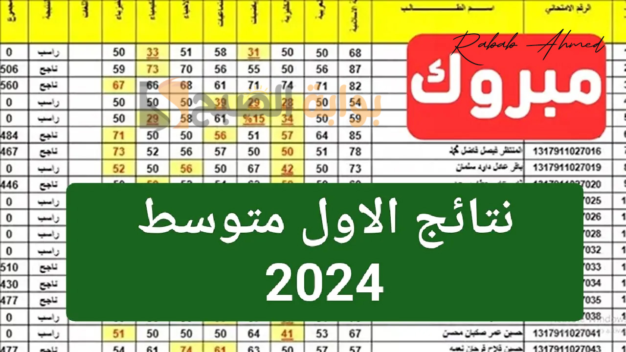رابط استخراج نتائج الاول المتوسط 2024 في كافة المحافظات العراقية 5 رابط استخراج نتائج الاول المتوسط 2024 في كافة المحافظات العراقية