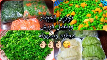 هتفضل خضراء طول الشهر.. طريقة عبقرية لتخزين الخضروات في الفريزر بدون مايسود ولا يذبل هتفضل طازة وفريش