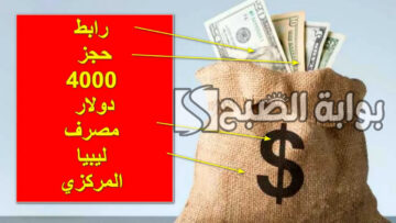 “حجز العملات الأجنبية”.. رابط وشروط حجز 4000 دولار مصرف ليبيا المركزي