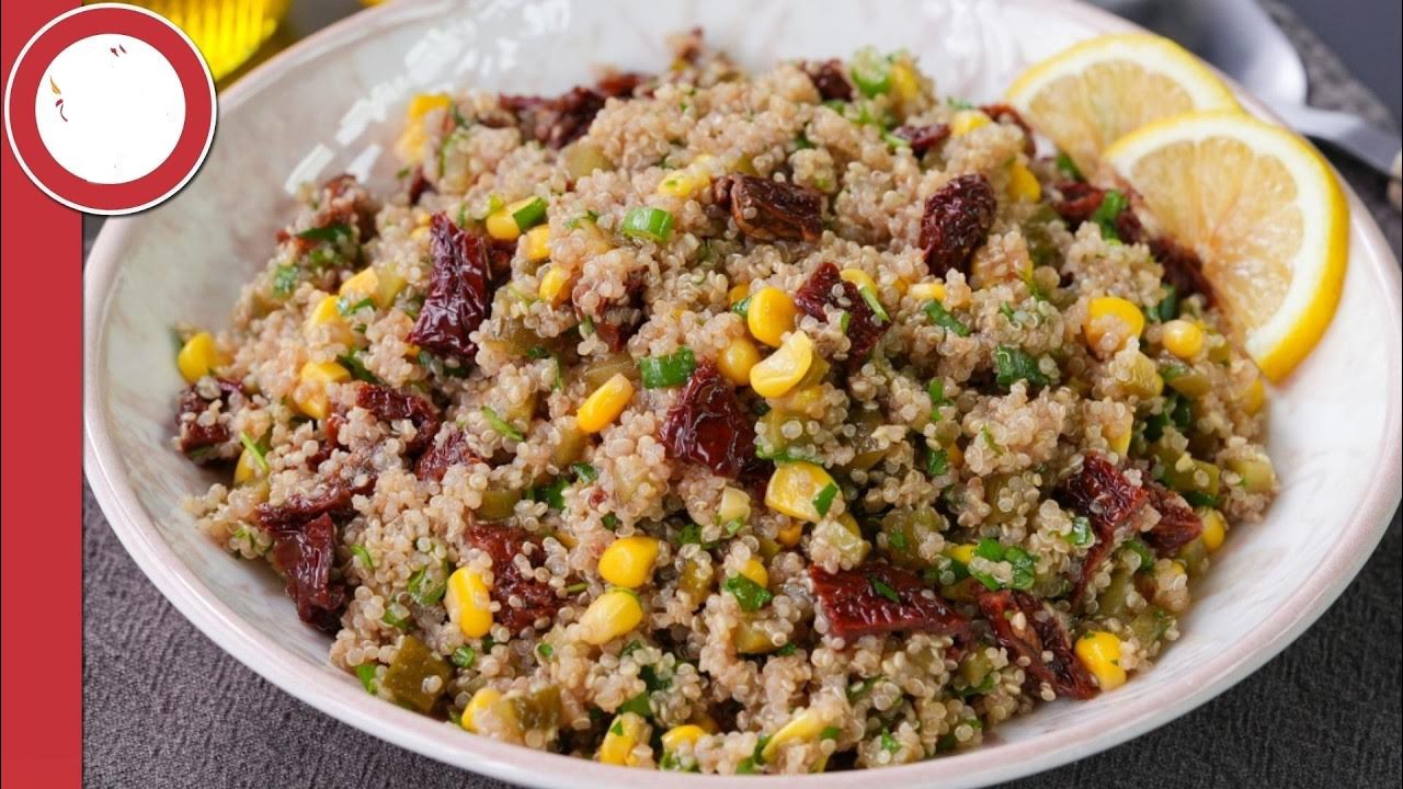 صحية ومغذية.. سلطة الكينوا بالخضار بطريقة سهلة وسريعة وشهية 5 صحية ومغذية.. سلطة الكينوا بالخضار بطريقة سهلة وسريعة وشهية