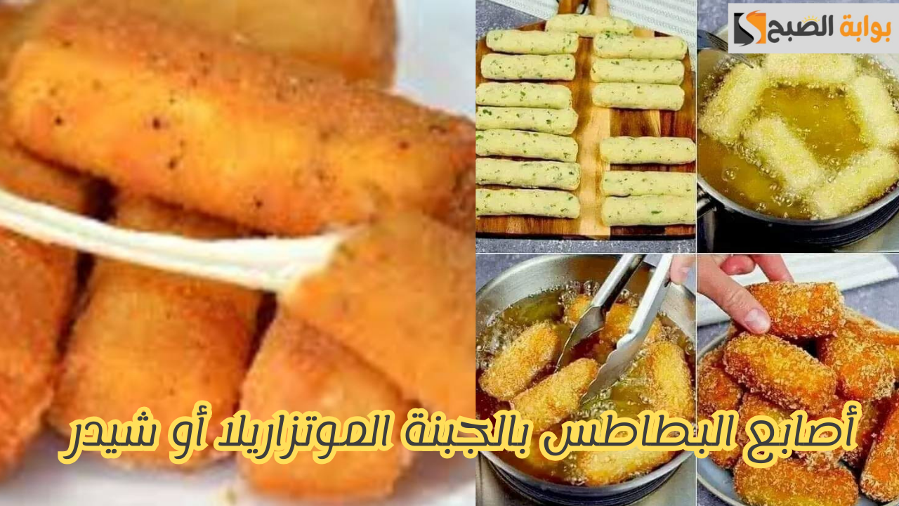 أصابع البطاطس بالجبنة الموتزاريلا أو شيدر المقرمشة.. تحفة بجد ألذ وأطيب سناك هتجربوه 5 أصابع البطاطس بالجبنة الموتزاريلا أو شيدر المقرمشة.. تحفة بجد ألذ وأطيب سناك هتجربوه