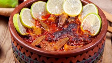 طريقة عمل طاجن البامية باللحم الضاني أحلى من المطاعم