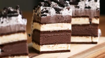 طريقة عمل كيكة الايس كريم