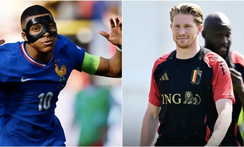 مبابي ضد دي بروين في صراع على التأهل .. موعد مباراة فرنسا وبلجيكا في دور ال16 يورو 2024 والتشكيل المتوقع 5 مبابي ضد دي بروين في صراع على التأهل .. موعد مباراة فرنسا وبلجيكا في دور ال16 يورو 2024 والتشكيل المتوقع