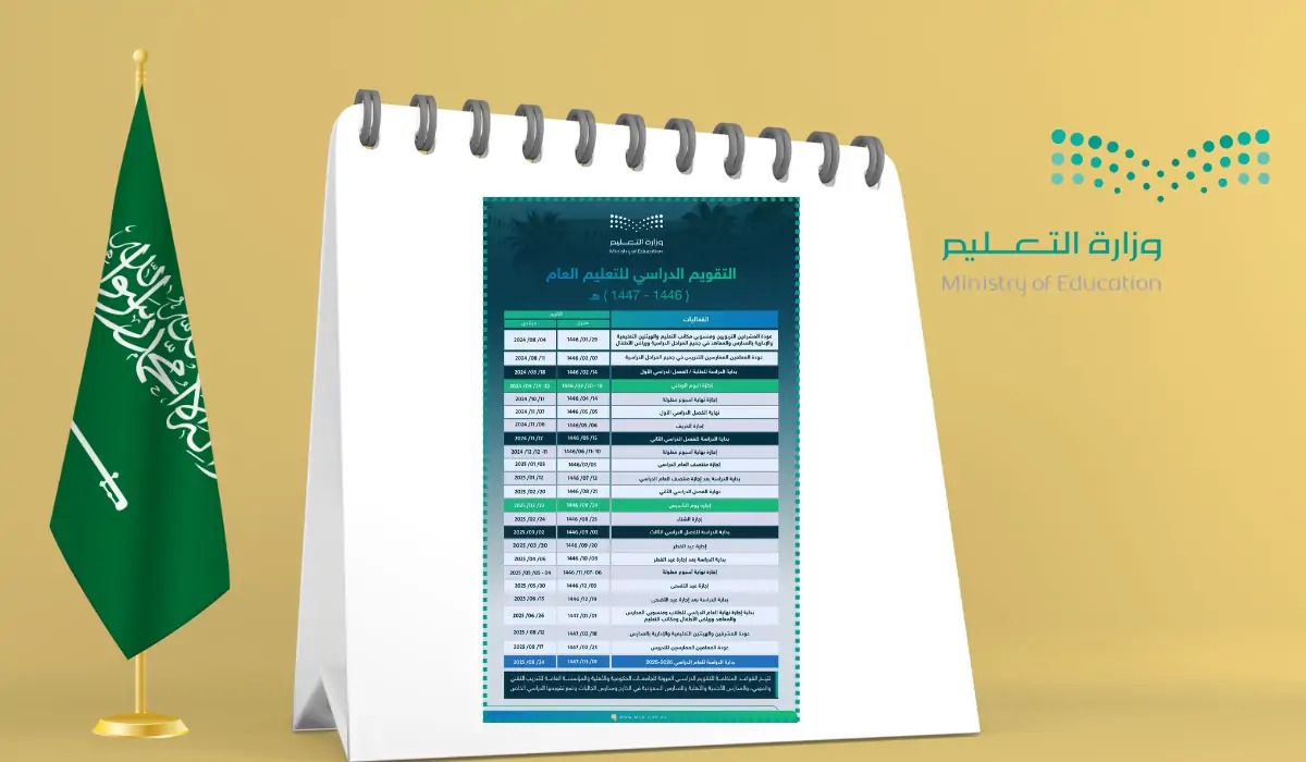 موعد نهاية الفصل الدراسي الأول 1446 في السعودية.. وما تفاصيل التقويم الدراسي الجديد؟
