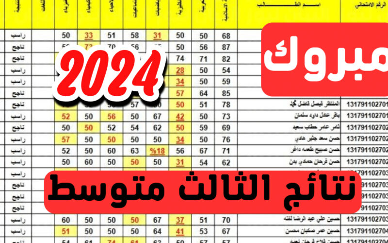 “كوكل درايف” التربية العراقية تكشف موعد إعلان نتائج الثالث المتوسط الدور الأول 2024 ورابط الاستعلام عبر موقع نتائجنا