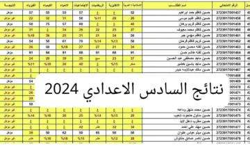 نتيجتك هنا “pdf” رابط نتائج السادس الإعدادي الدور الأول 2024 في عموم المحافظات موقع وزارة التربية العراقية