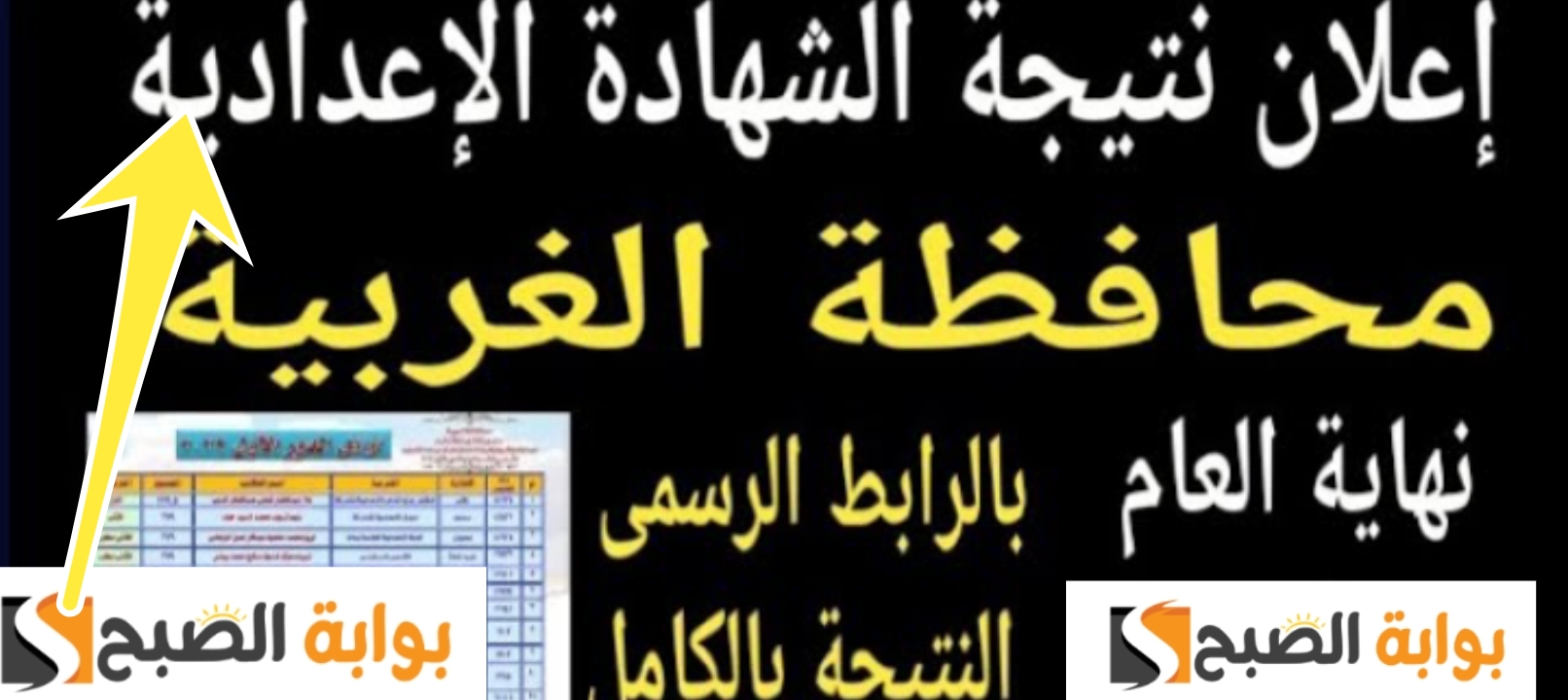 رسمياً رابط استخراج نتيجة الشهادة الاعدادية محافظة الغربية 2024 رفع النتائج النهائية الدور الثاني