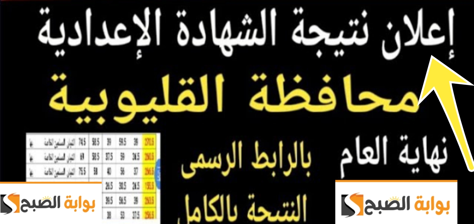 رابط نتائج الشهادة الاعدادية القليوبية 2024 الترم الثاني مديرية تعليم القليوبية 5 رابط نتائج الشهادة الاعدادية القليوبية 2024 الترم الثاني مديرية تعليم القليوبية