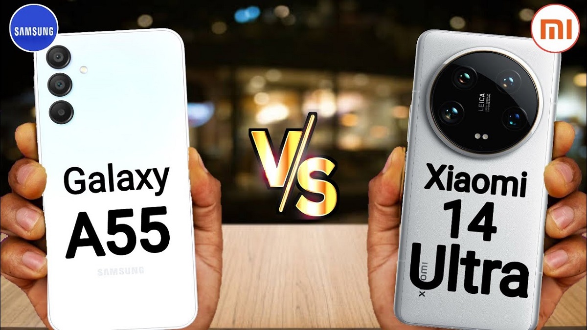 “مقارنة بين عمالقة سامسونج وشاومي”.. أبرز الفروقات بين هاتف Samsung Galaxy A55 وهاتف Xiaomi 14 Ultra
