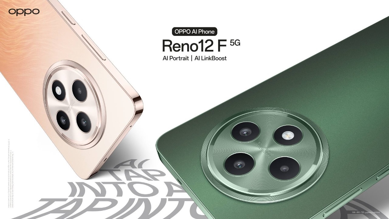 “بتكنولوجيا الذكاء الاصطناعي” هاتف Reno12 F 5G الجديد من أوبو في مصر |قريبا