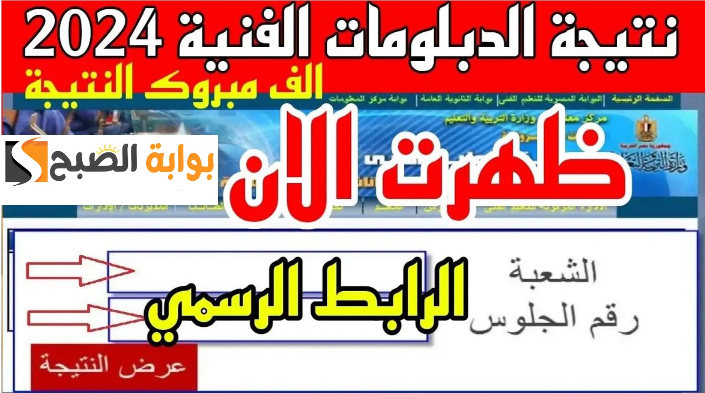 صناعي وتجاري وزراعي وفندقي.. رابط نتيجة الدبلومات الفنية 2024 جميع المحافظات “سريع وشغال”