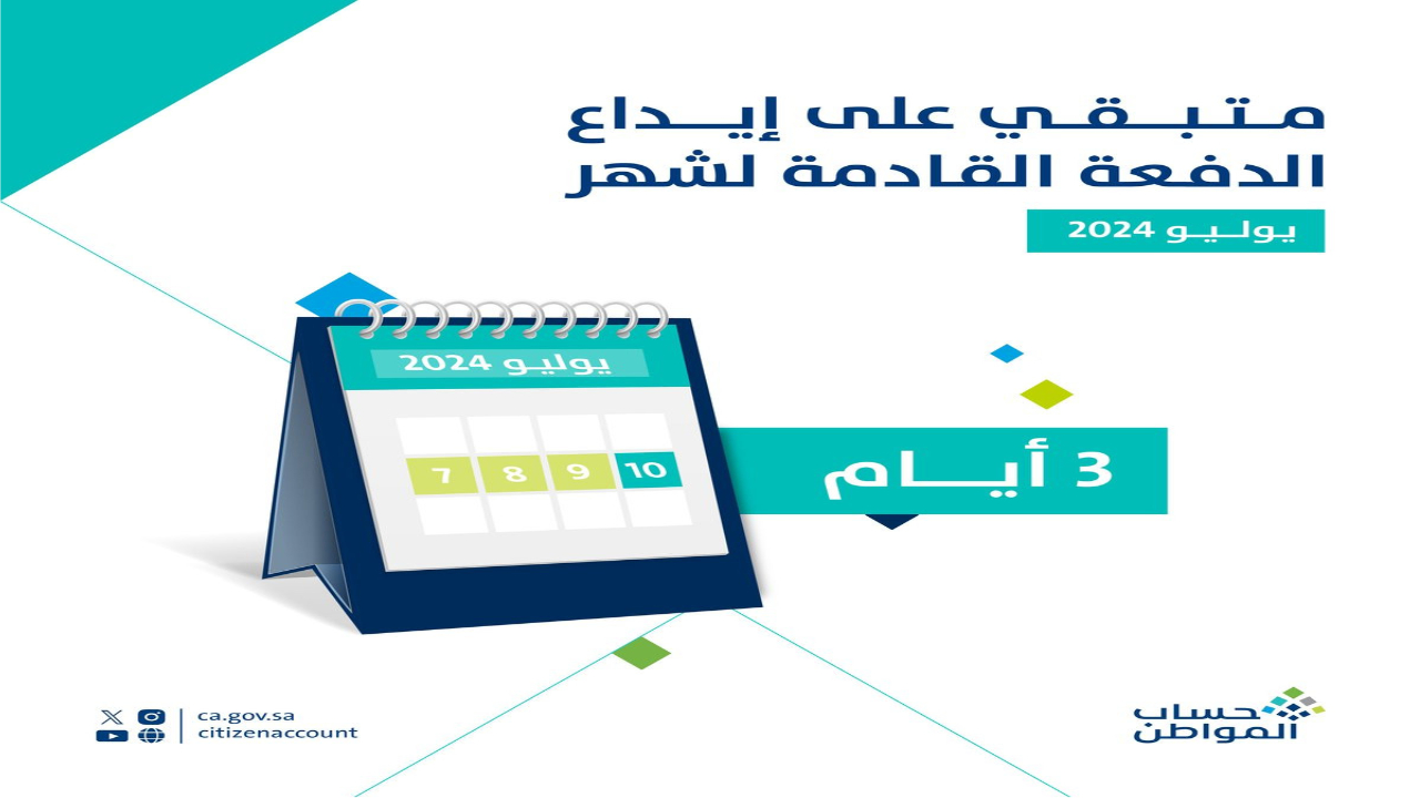 “portal.ca.gov.sa” متى يصرف حساب المواطن ؟ وطريقة حساب الدعم بعد التعديلات الأخيرة بالحاسبة التقديرية