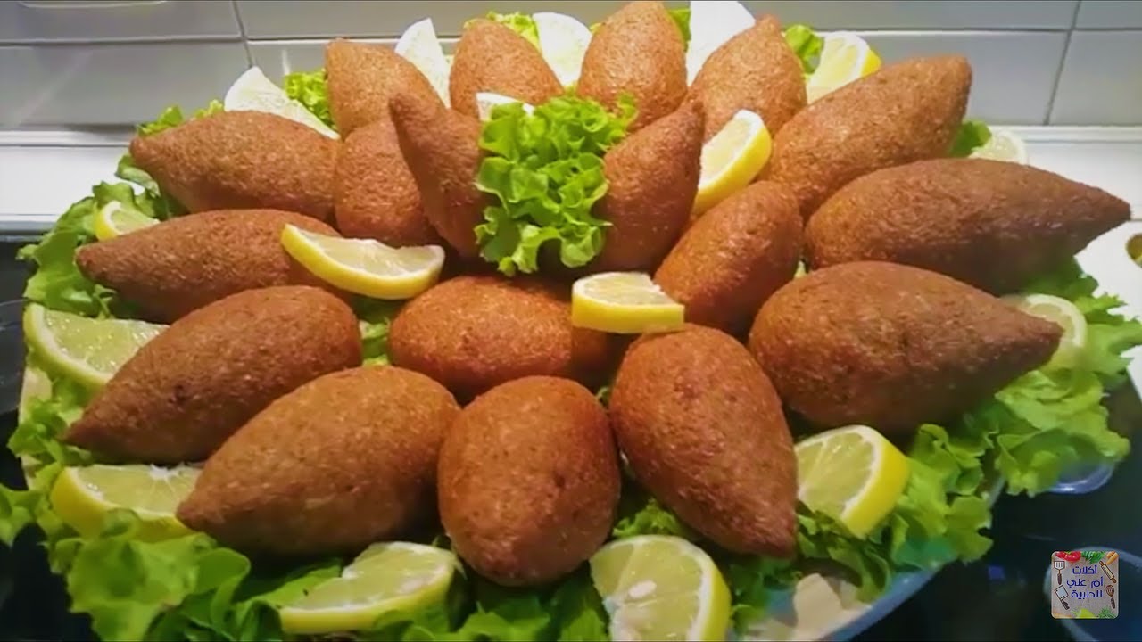خطوات تحضير كبة مقلية بالسميد والكبه النية خطوة بخطوة