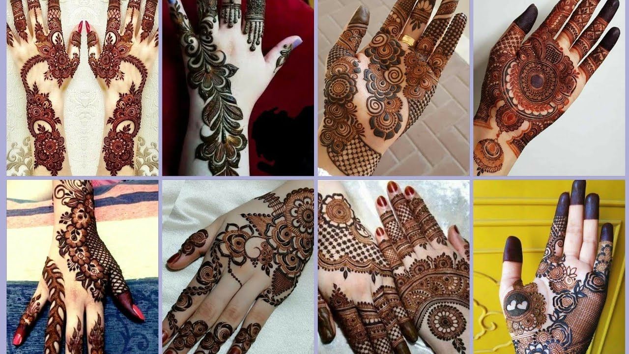 اتعلمي سر عمل الحنة الهندية وطريقة رسمها بأشكال جميلة وتجنن والكل هيعجب بيها