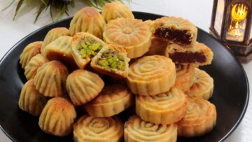 بثلاث مكونات فقط أصنعي اشهى معمول  بالسميد