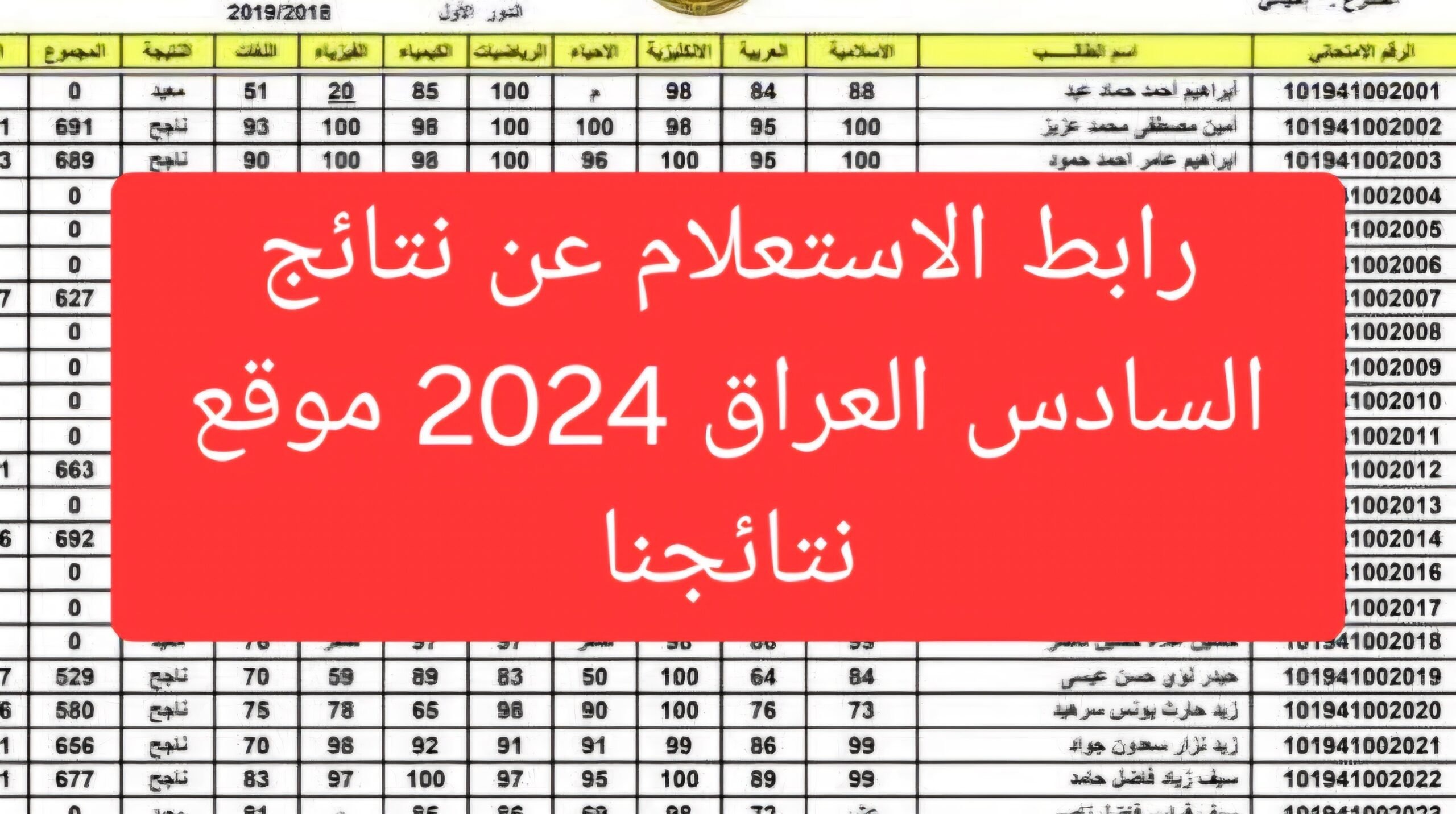 رابط سريع نتيجة السادس الإعدادي 2024 دور أول PDF عموم المحافظات results.mlazemna