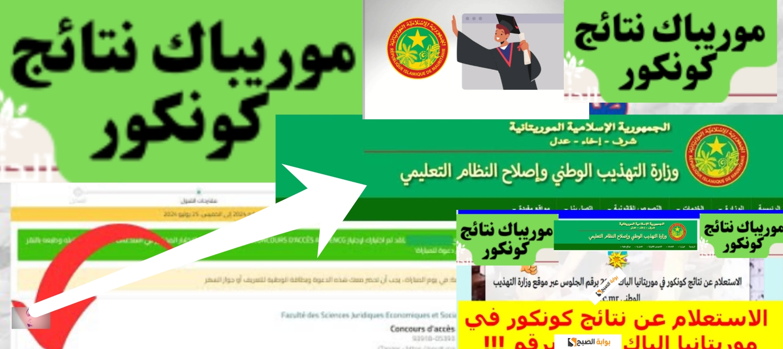 هنااا رابط نتائج كونكور 2024 “موريباك” نتائج مسابقة دخول السنة الأولي إعدادية 