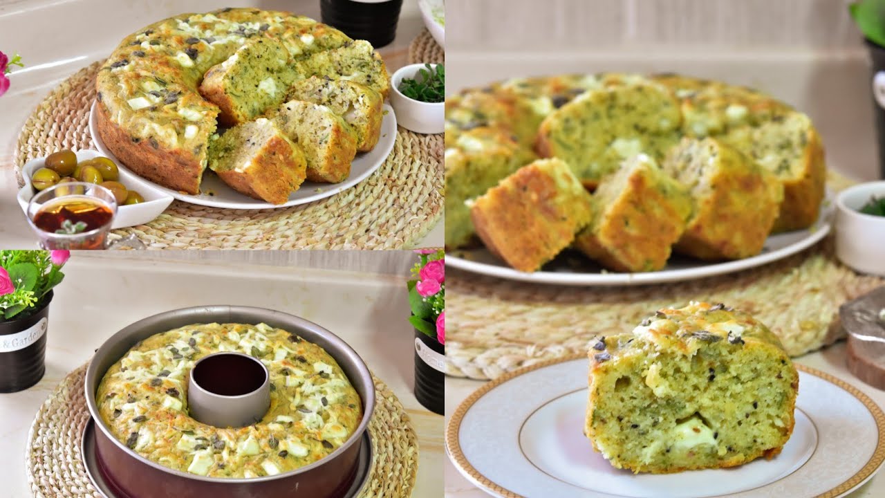 طريقة عمل كيكة الزعتر الأخضر شهية ولذيذة وطعمها لا يقاوم