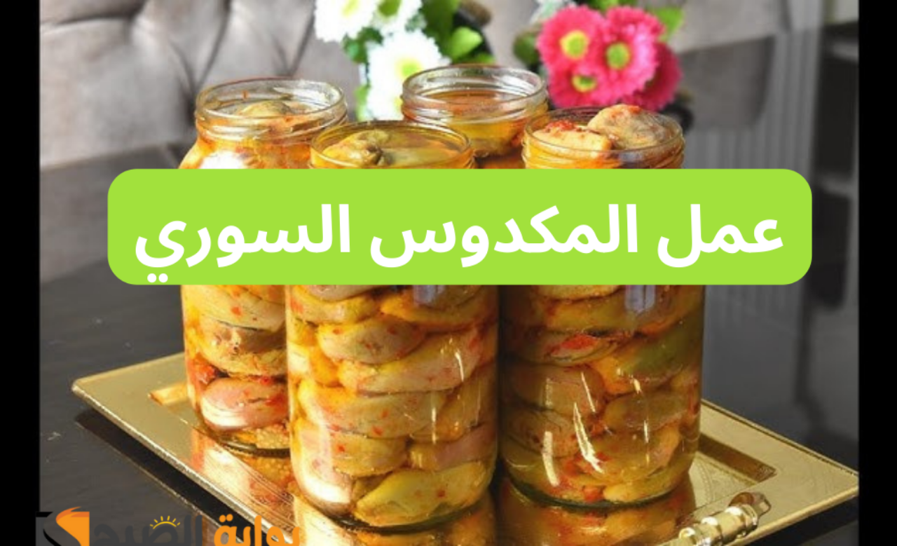 طريقة عمل المكدوس السوري شام الاصيل بكل تكاته