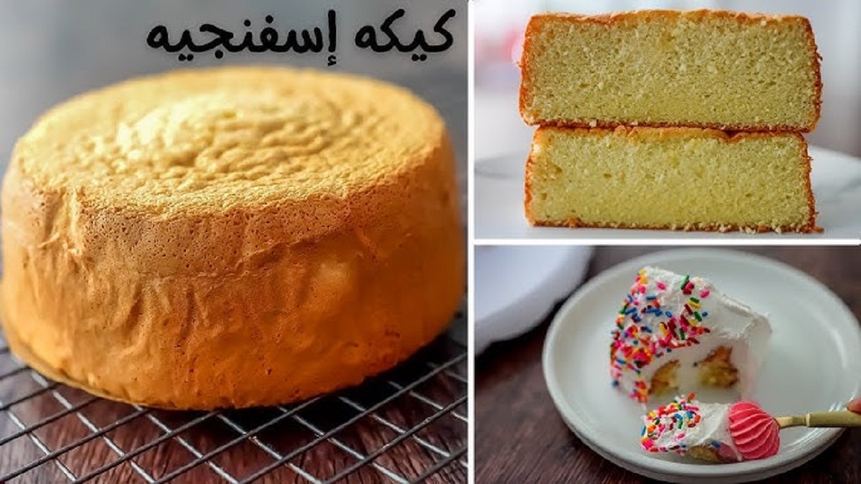 سر كيكة الحليب الساخن الاسفنجنية قوام وطعم مختلف بدون فراغات ناجحة