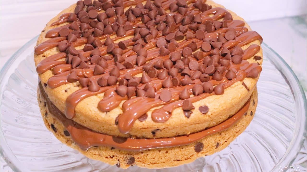 طريقة عمل كيك الكوكيز بمكونات سهله جدا