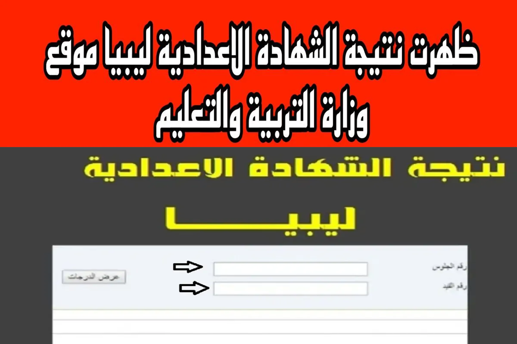 “ظهرت هنا”.. لينك نتيجة الشهادة الإعدادية ليبيا 2024 برقم الجلوس