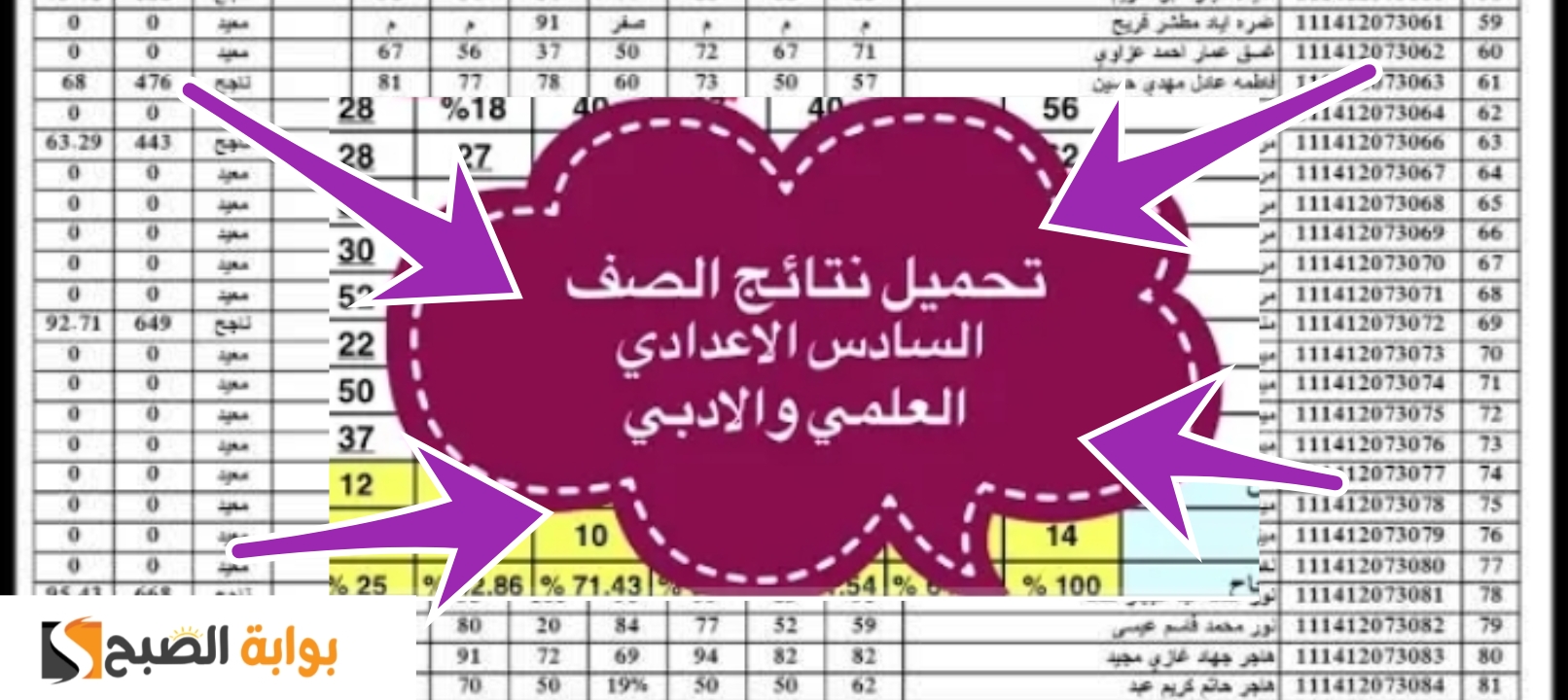 الآن..رابط نتائج السادس الإعدادي العراق 2024 البصرة وكركوك وديالي ونينوى وجميع المحافظات