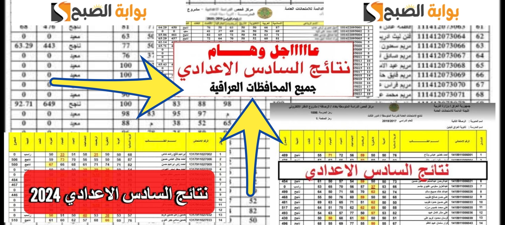 لينك نتائج السادس الإعدادي العراق 2024 الدور الأول موقع نتائجنا بعد التحديث والمراجعة