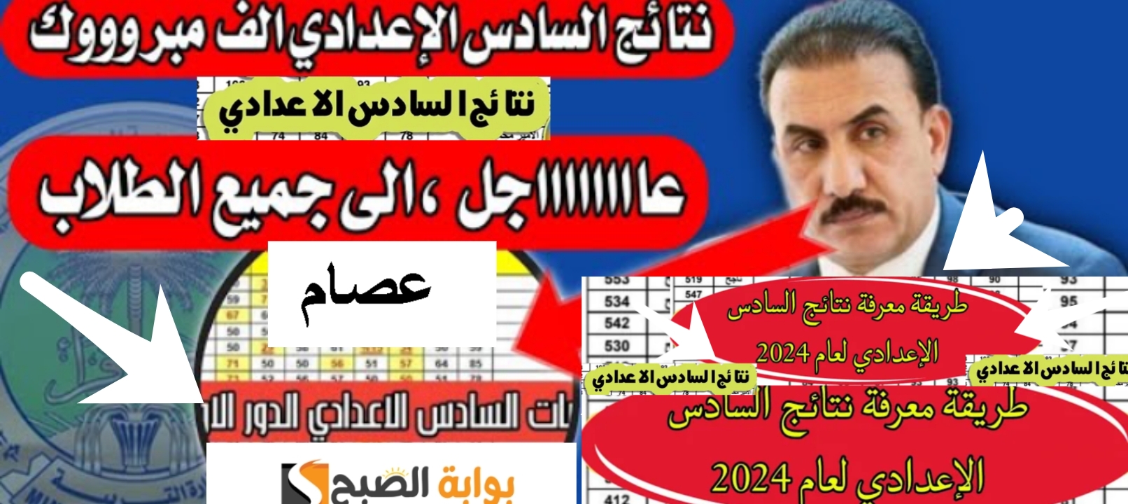 موقع نتائج السادس الاعدادي العراق الدور الأول 2024 منصة نجاح الباركود