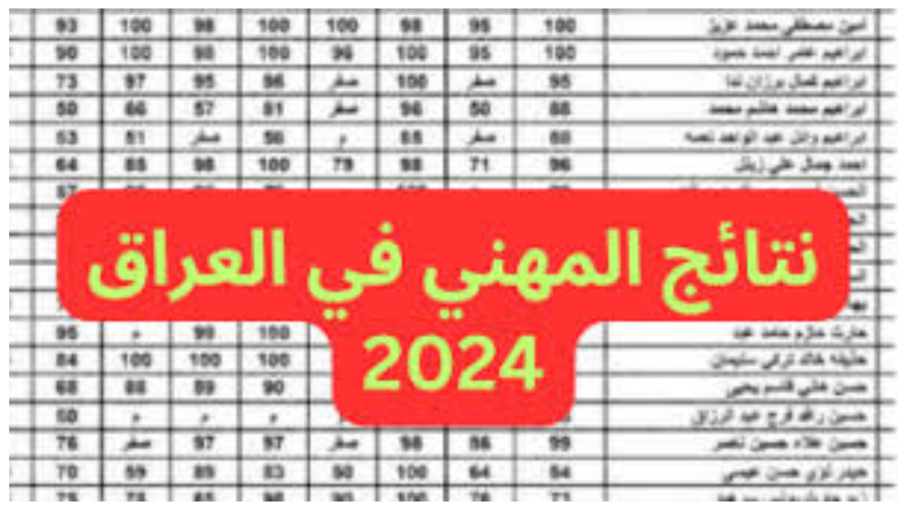 “ظهرت الآن”.. نتائج المهني بجميع فروعه 2024 الدور الاول عبر موقع نتائجنا