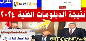 رابط نتيجة الدبلوم الصناعي 2024 الدور الأول بعد الاعتماد رسمياً بنسبة نجاح 70.9%
