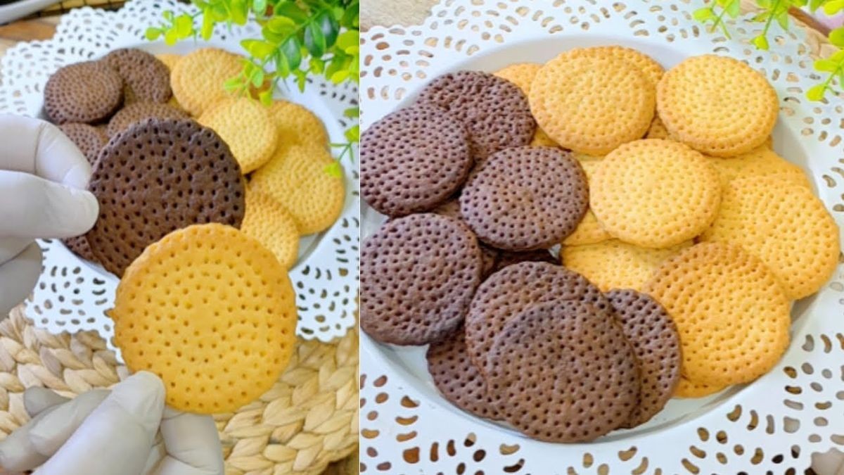 بيضة واحدة وبدون زبده او سمنه اعملي ألذ بسكويت في الخلاط في 10 دقائق فقط لذيذ و مقرمش وهش