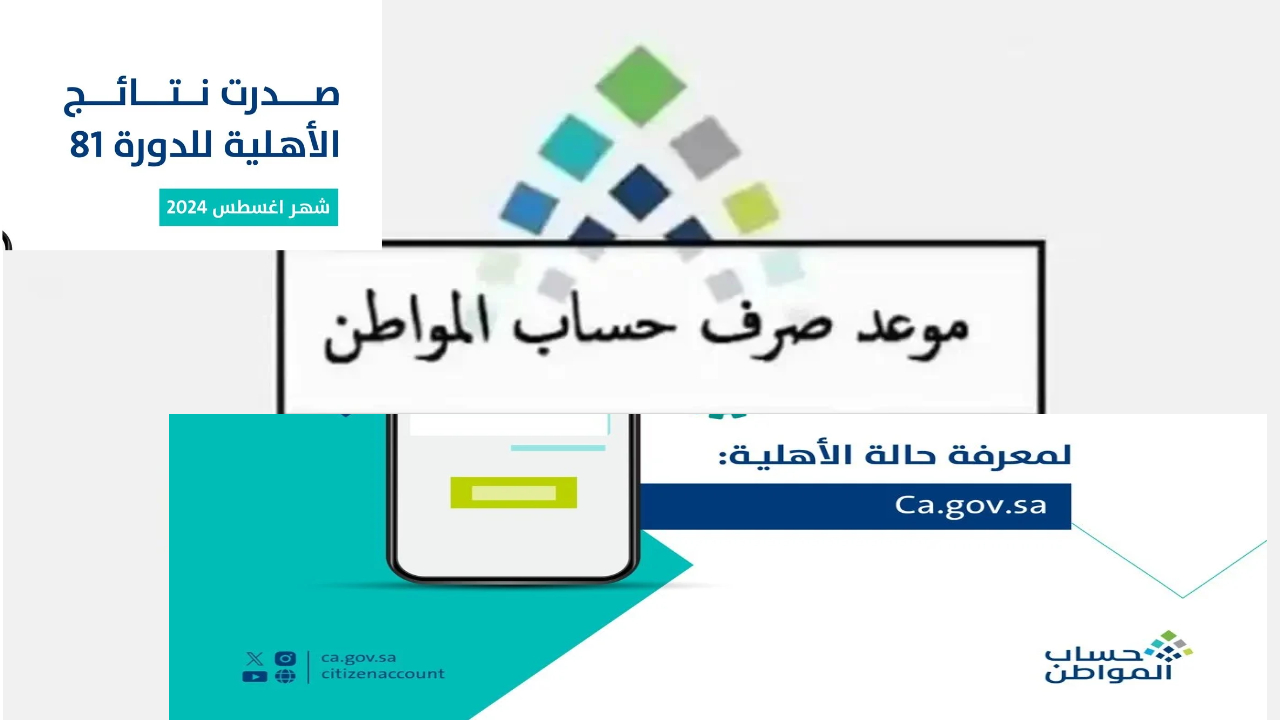 حساب المواطن.. يحدد موعد صرف الدعم للدفعة 81 لشهر أغسطس 2024 وأسباب وقف الدعم