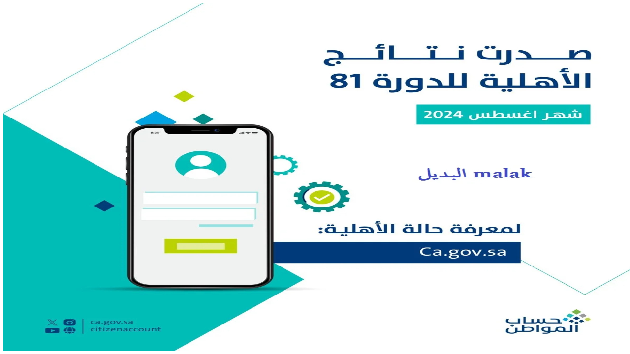 رابط سريع للاستعلام أهلية حساب المواطن وموعد الدعم الجديد لشهر أغسطس