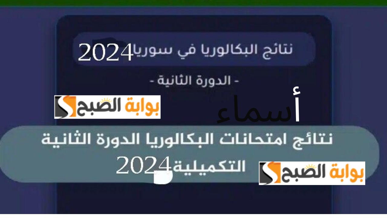 “سريع وفعال” moed.gov.sy النتائج الامتحانية رابط نتائج البكالوريا 2024 الدورة الثانية التكميلية سوريا برقم الاكتتاب والاسم