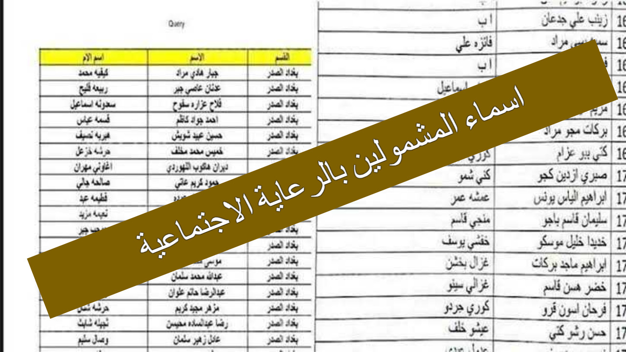 بعد ظهورها رسميًا.. رابط استخراج اسماء المشمولين بالرعاية الاجتماعية 2024 عبر منصة مظلتي الإلكترونية