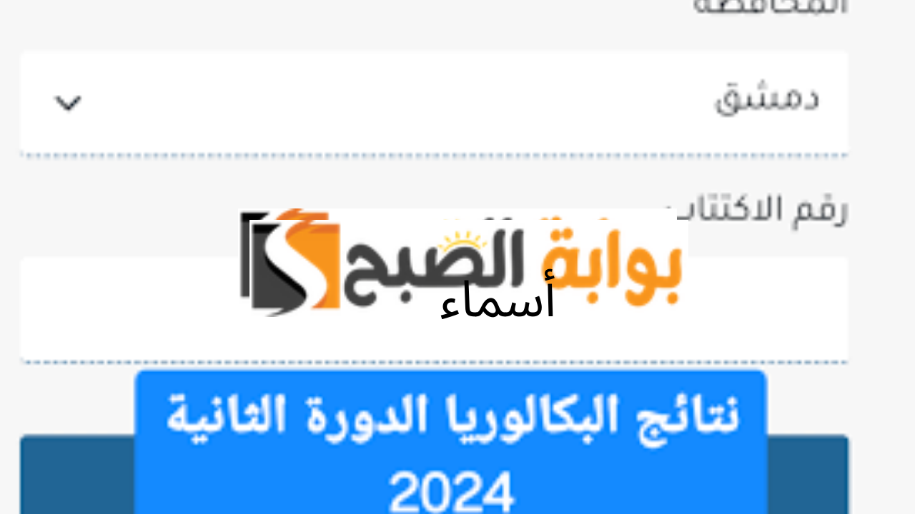 “صدرت الآن بالدرجات” Moed gov sy تكميلي سوريا 2024 نتائج البكالوريا الدورة الثانية علمي وأدبي حسب الاسم ورقم الاكتتاب