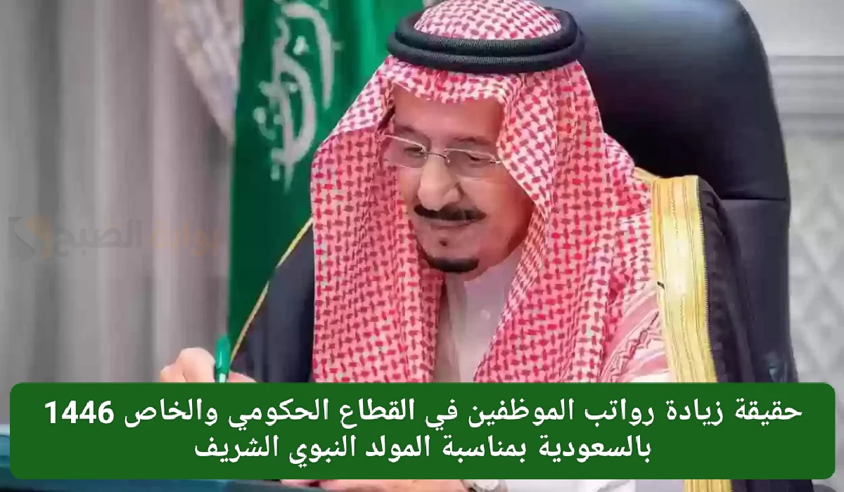 أمر ملكي زيادة رواتب الموظفين في القطاعين الحكومي والخاص في السعودية بمناسبة المولد النبوي.. وزارة المالية توضح