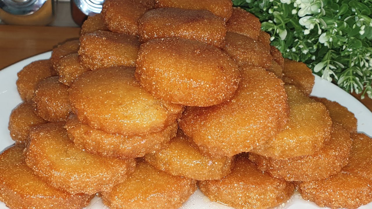 حلوى عبقرية كرات بسبوسة السميد بالشربات حلوى سريعة ولذيذة تكفي كل الأسرة بمكونات بسيطة