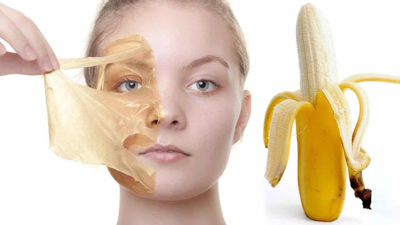 ماسك قشور الموز والحليب لإزالة التجاعيد و الكلف لبشرة أكثر شبابا