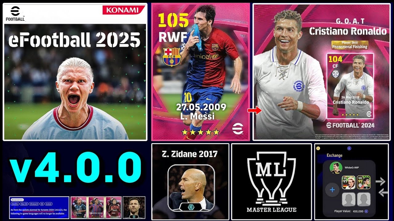 متى موعد نزول eFootball 2025 v4.0.0 بيس موبايل الإصدار الجديد؟.. وأهم الإضافات