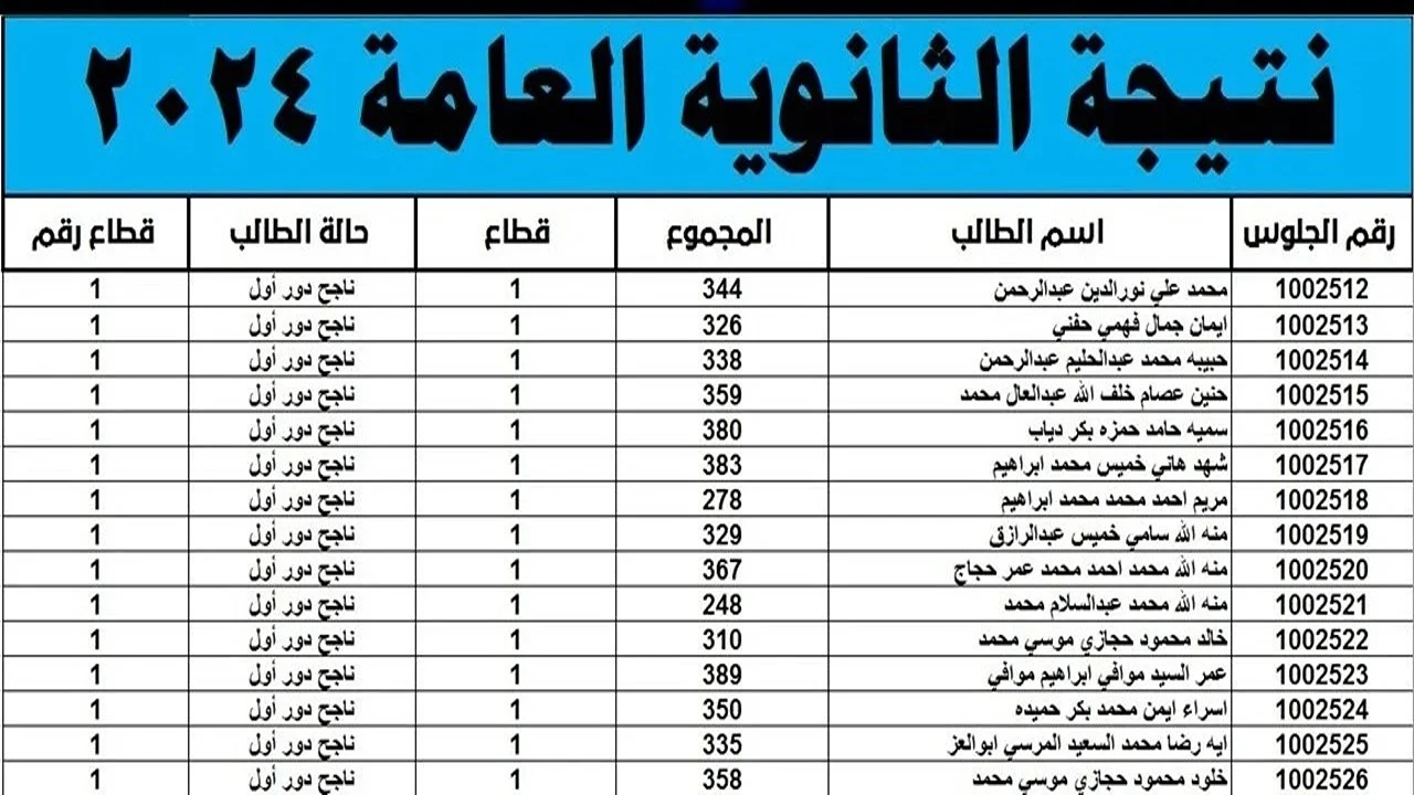 النتيجة هتظهر امتى .. نتيجة الثانوية العامة 2024 ونسب النجاح في 9 مواد بعد الإعلان عنهم رسميًا