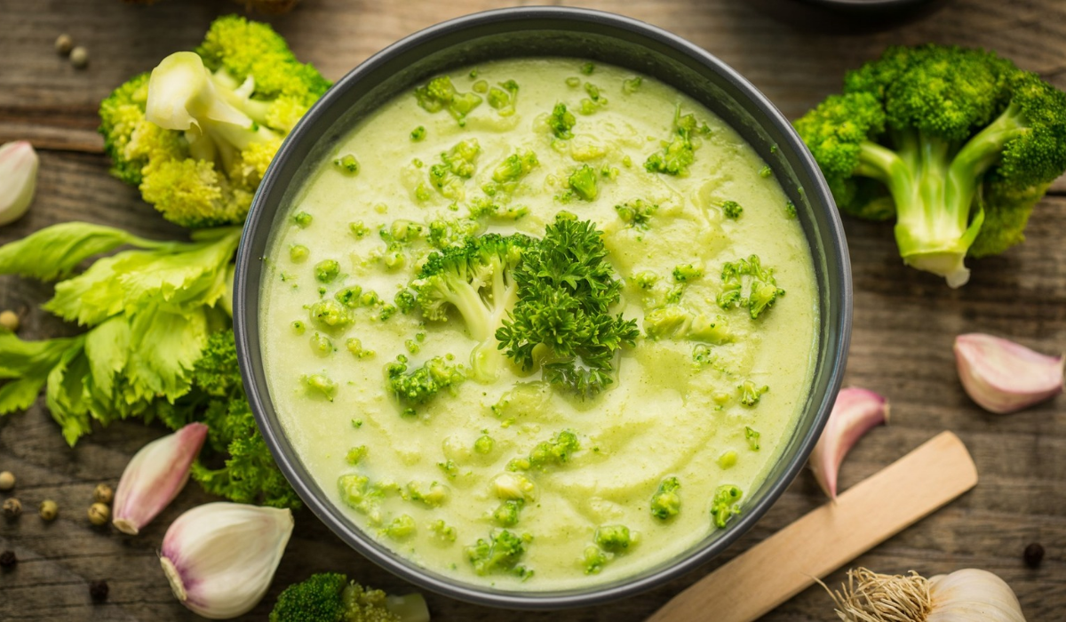 وصفة رائعة ولذيذة كيفية عمل شوربة البروكلي بالمكونات والخطوات