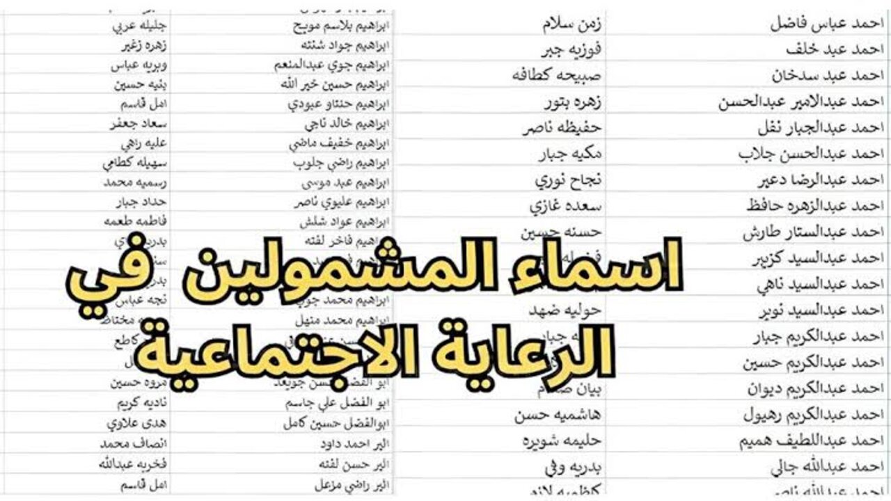 عبر مظلتي.. طريقة الاستعلام عن أسماء الرعاية الاجتماعية الوجبة السابعة 2024 والشروط المطلوبة