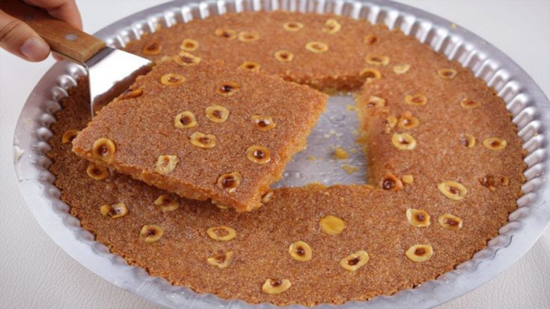 طريقة عمل البسبوسة المرملة زي الجاهزة من المحلات