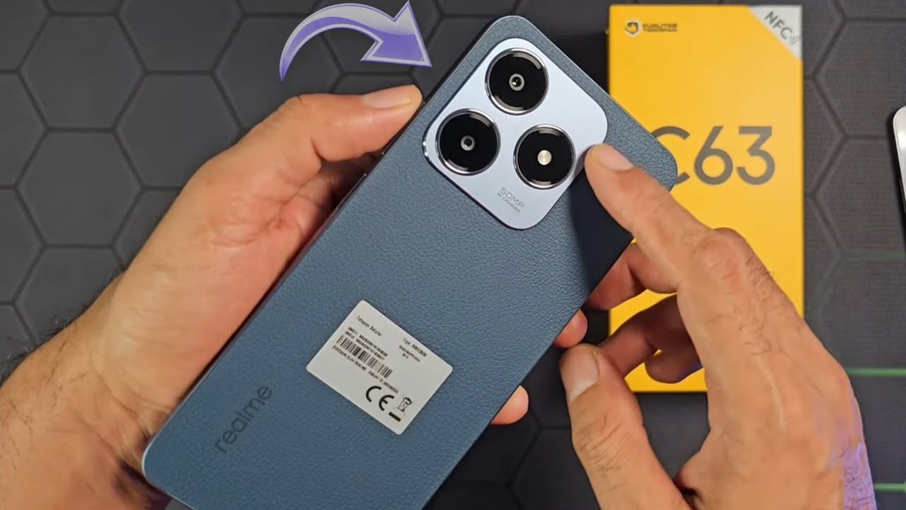 أكتشف أرخص هاتف من ريلمي يشبه الآيفون العملاق.. سعر ومواصفات Realme C63 المميز بظهر جلد وبأداء خرافي