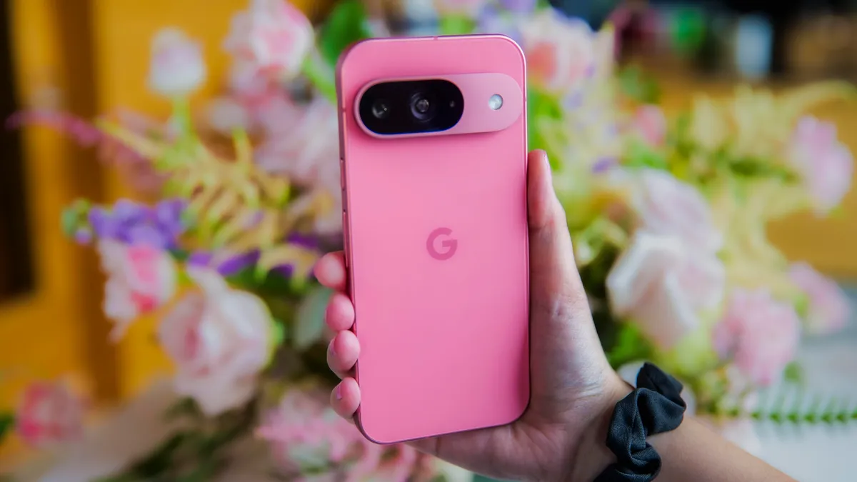 الهاتف البينك من جوجل بتصميم رائع وألوان جذابة وشاشة كبيرة الحجم 9 google pixel