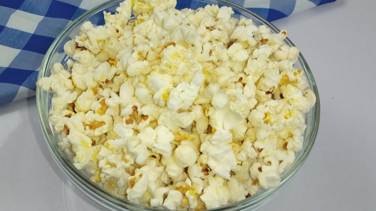 بدون نقطة زيت .. طريقة تحضير فشار صحي بدون دهون للدايت حضريه في 3 دقائق